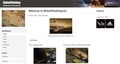 Desktop Screenshot of globalclimbing.net